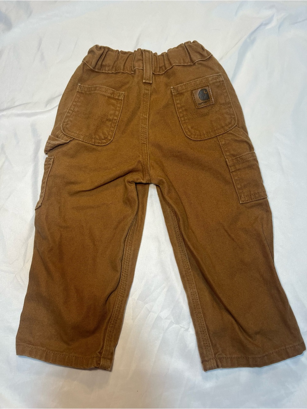 Vintage Carhartt Toddler Boy 2T Dungaree Fit Utility Carpenter Canvas Pants